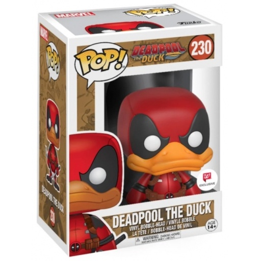  14561   Marvel Pop Vinyl Figure 230 Deadpool The Duck Funko  9 cm 