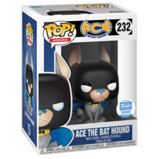 Ace the Bat Hound dans sa boîte