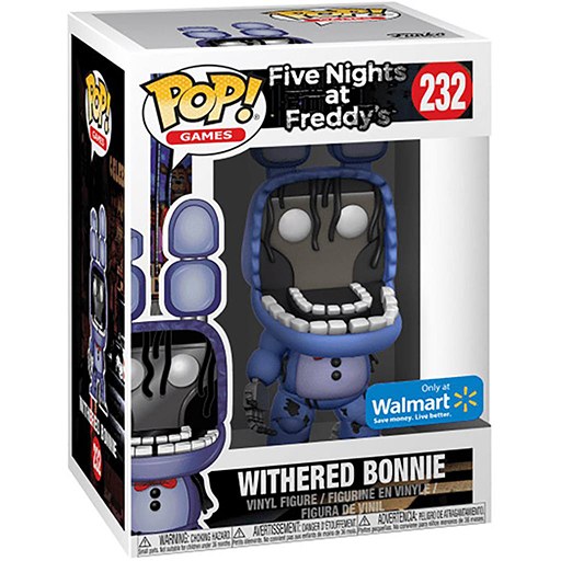 Withered Bonnie (FNAF) Funko Pop Walmart Exclusive #232 ...