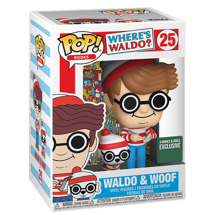 Waldo & Woof dans sa boîte