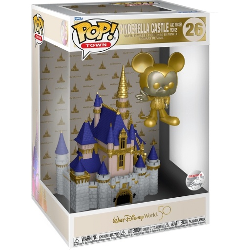 Cinderella Castle & Mickey Mouse (Gold)