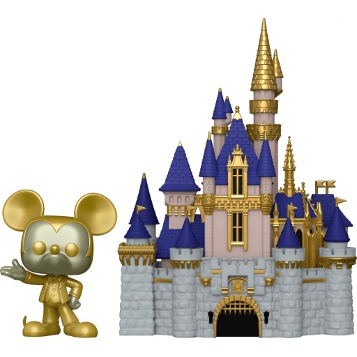 Funko POP! Cinderella Castle & Mickey Mouse (Gold) (Walt Disney World 50th Anniversary)