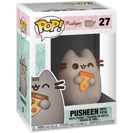 Pusheen with pizza