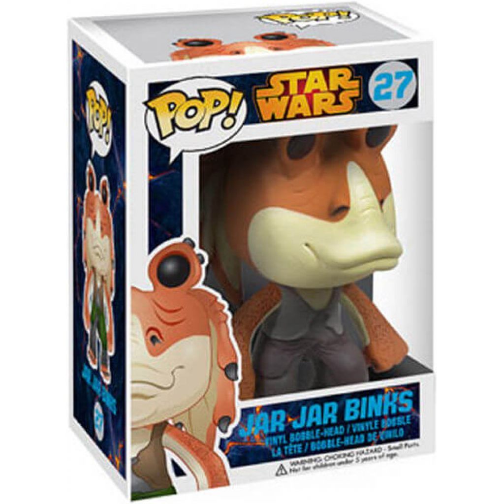 Funko Pop! Star Wars Jar Jar Binks Bobble-Head Figure #27 - US