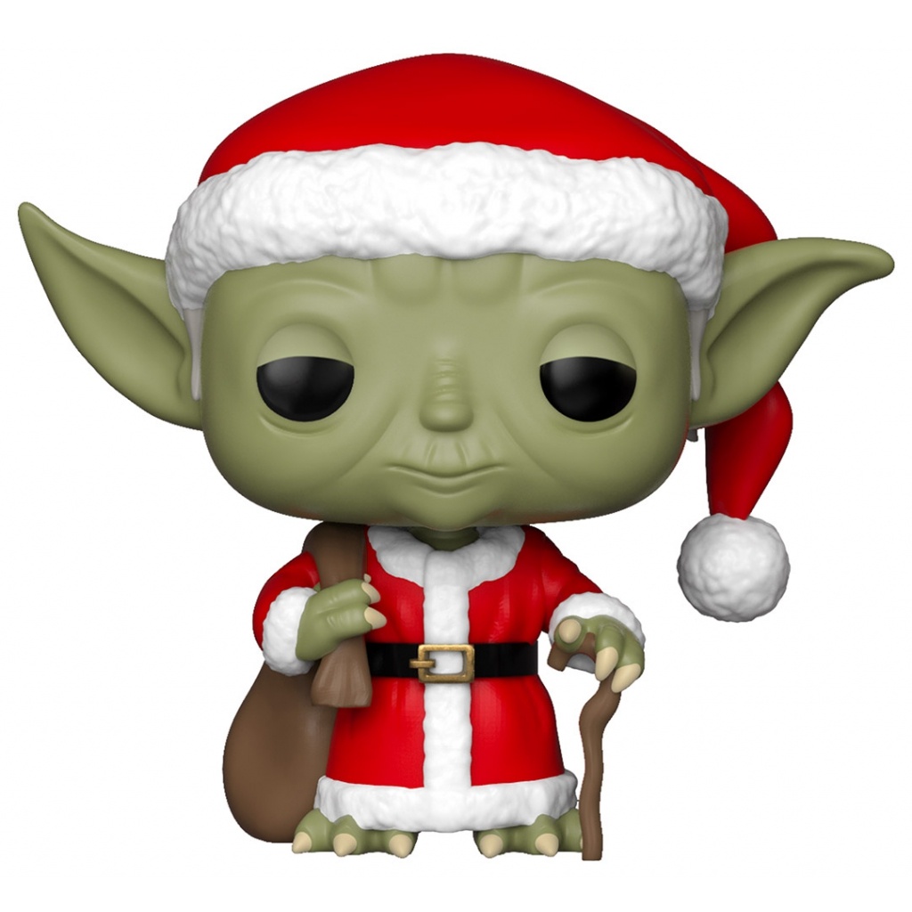 Yoda as Santa unboxed