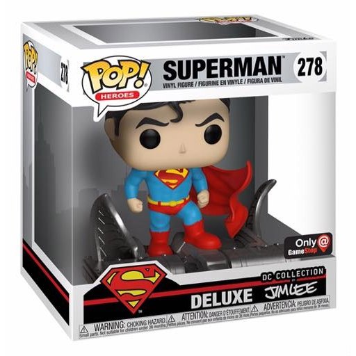 Superman #278 DC Jim Lee Deluxe Collection Grey Funko Pop 