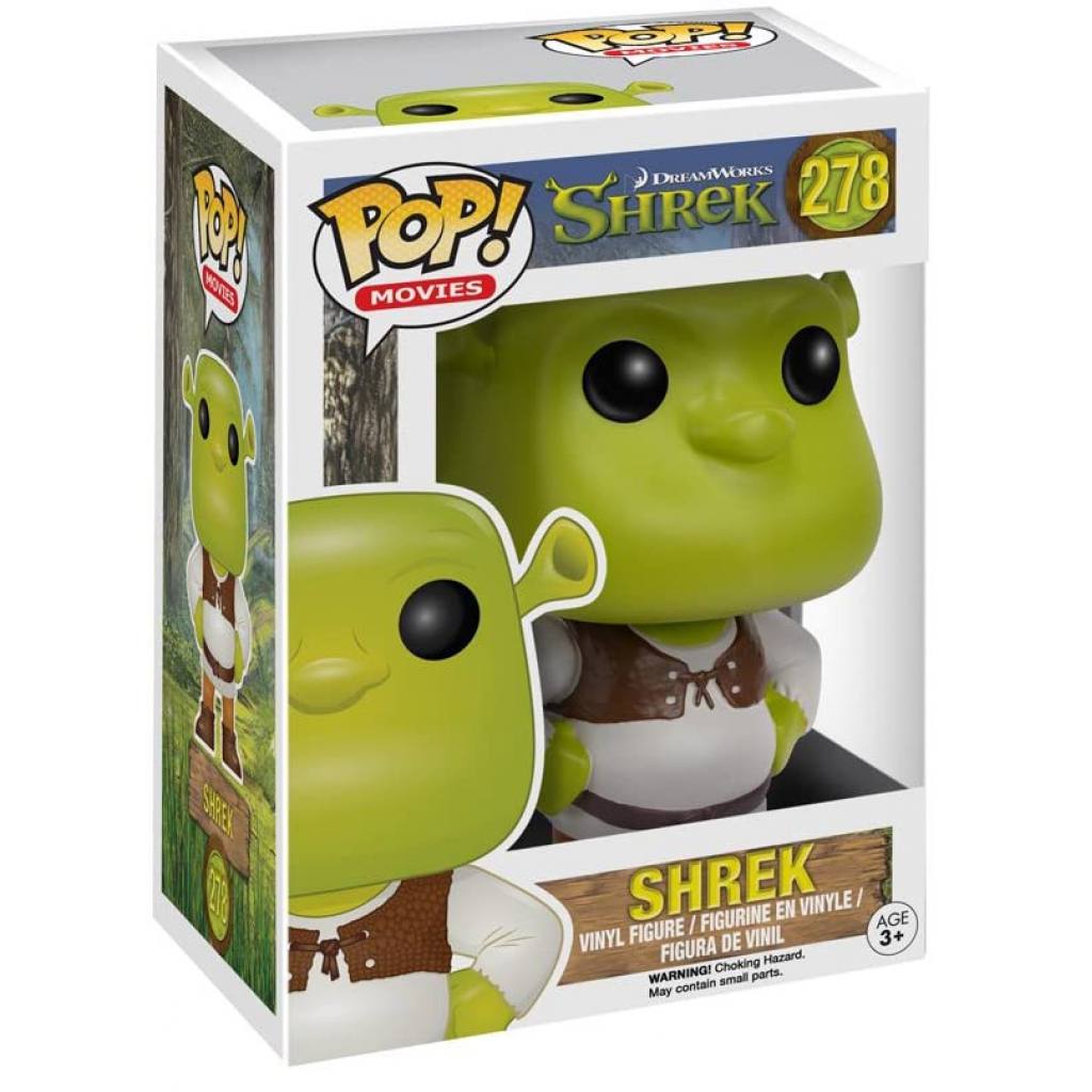 Shrek dans sa boîte