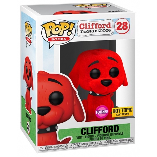Clifford (Flocked) dans sa boîte