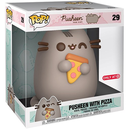 Pusheen with pizza (Supersized)