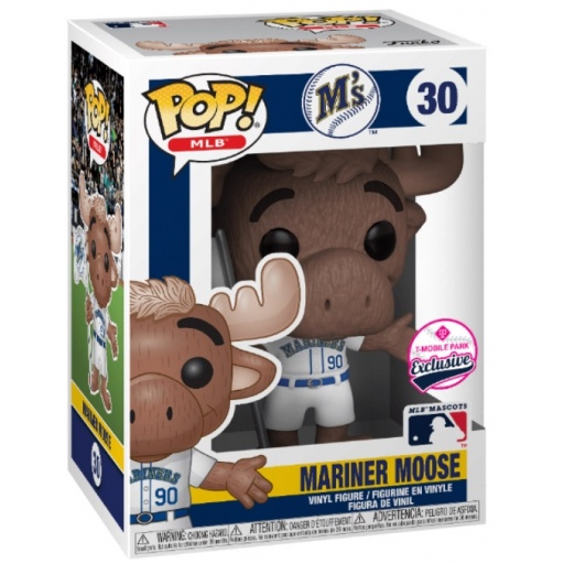 Mariner Moose with White Jersey