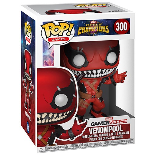 Funko Pop Games Marvel Contest of Champions Venompool Bobble Head 300 for sale online 