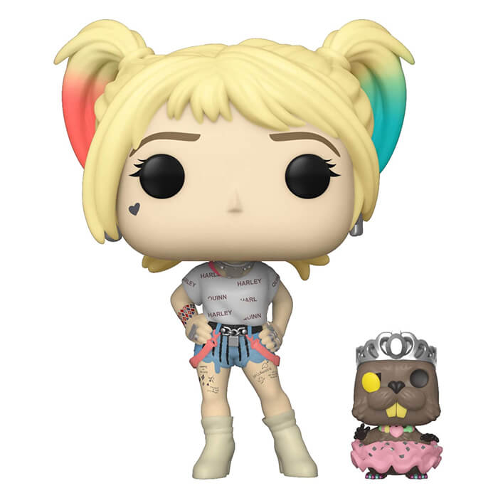 Funko POP Harley Quinn with beaver