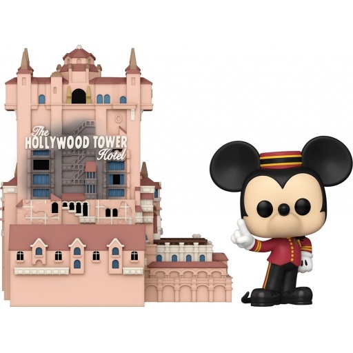 Funko POP! Mickey Mouse in front of Hollywood Tower Hotel (Walt Disney World 50th Anniversary)