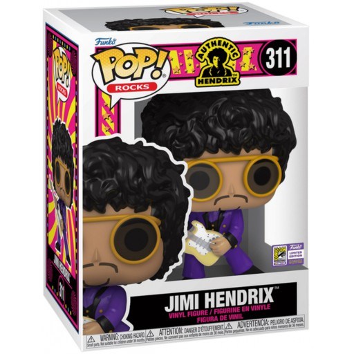 Jimi Hendrix in Purple Suit