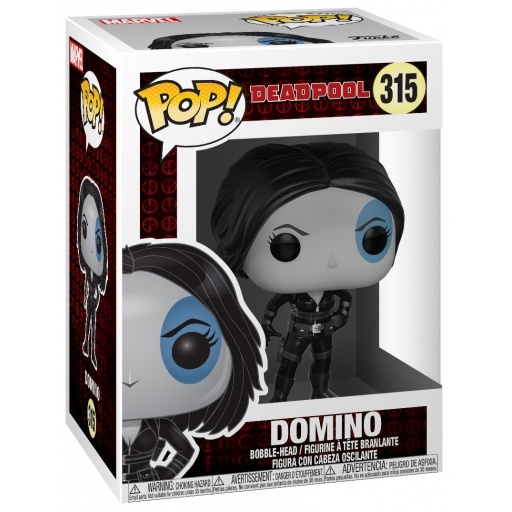Funko POP Deadpool Domino #315 Bobble-Head Figure 