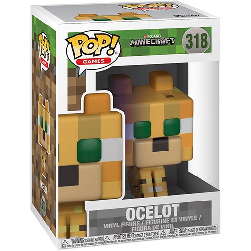 FUNKO POP! Games: Minecraft - OCELOT (318) Collectible Figure