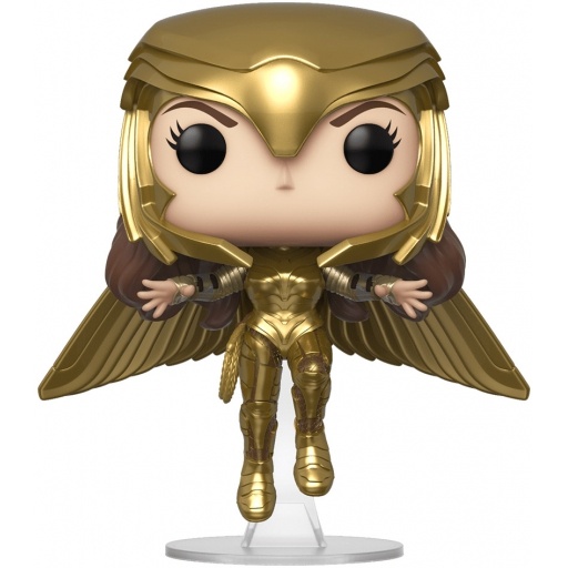 Figurine Funko POP Wonder Woman Golden Armor Flying (Metallic) (Wonder Woman WW84)