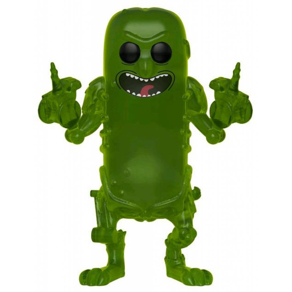 Figurine Funko POP Pickle Rick (Translucent) (Rick and Morty)