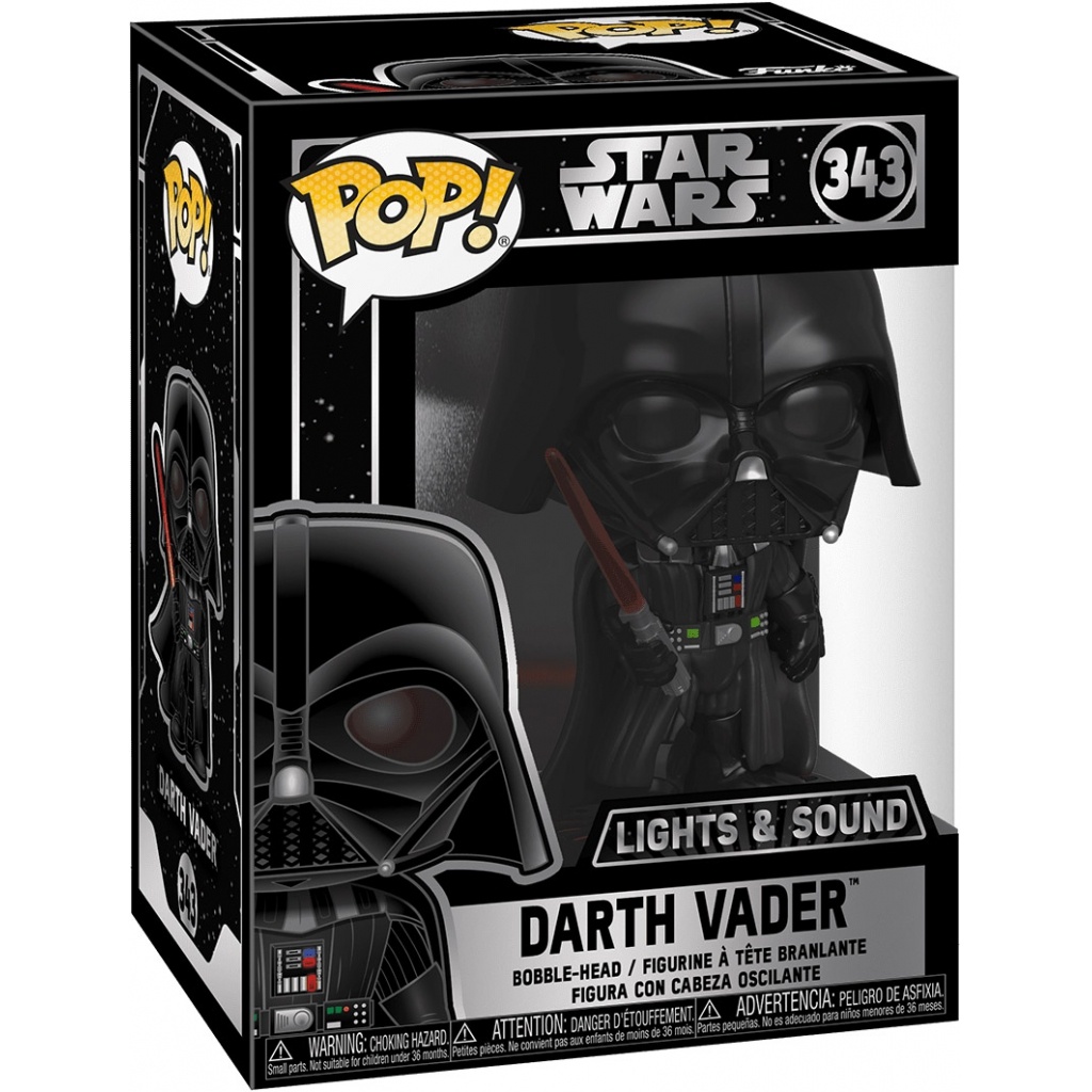 Darth Vader dans sa boîte