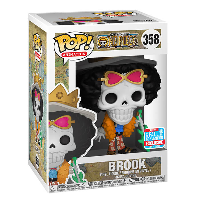 Funko Pop! Vinyl: One Piece - Brook (w/ Guitar) - Hot Topic (HT)  (Exclusive) #358 for sale online