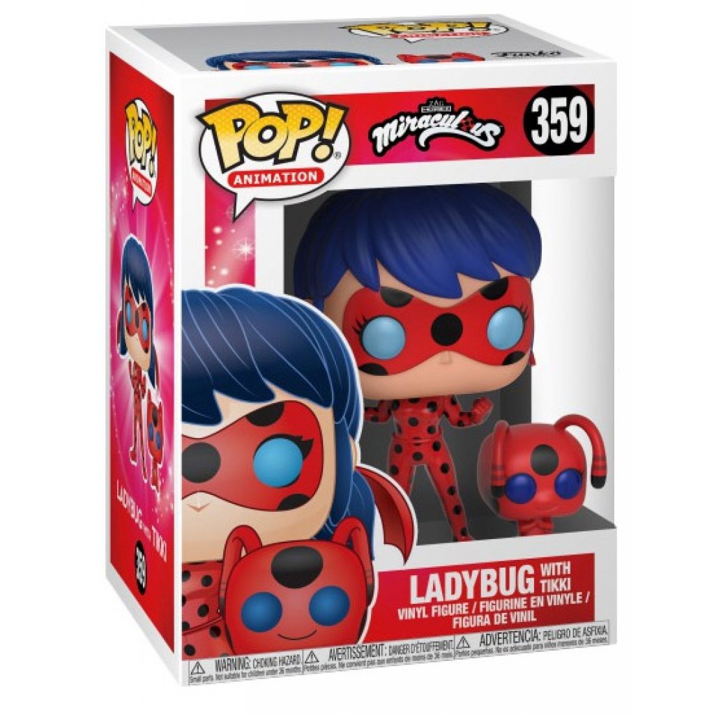 Figurine Miraculous - Ladybug & Tikki Pop 10cm - Funko
