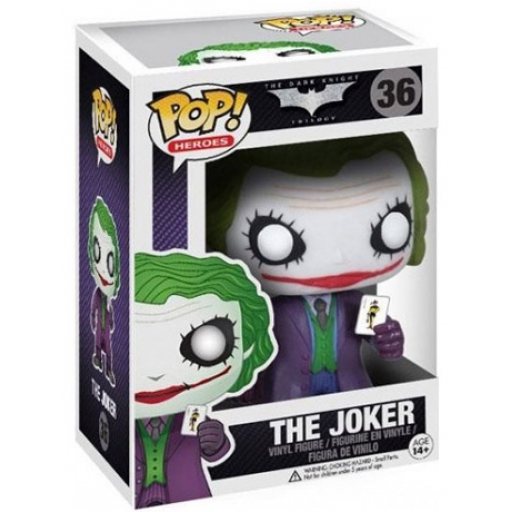 Funko Pop Heroes The Joker #36 Vaulted New In Box The Dark Knight Trilogy 