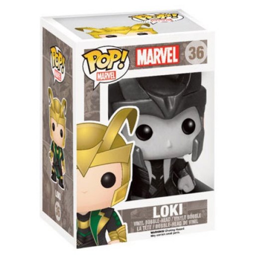 Loki (Helmet) (Black & White)