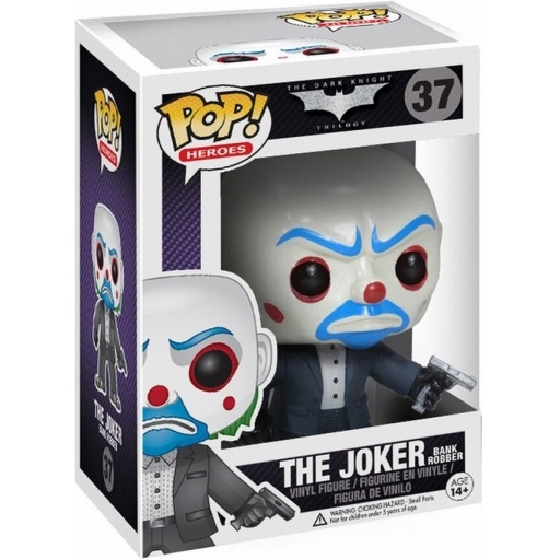 Heroes Dark Knight Movie Bank Robber The Joker #37 With Box Vinyl Action Figure 