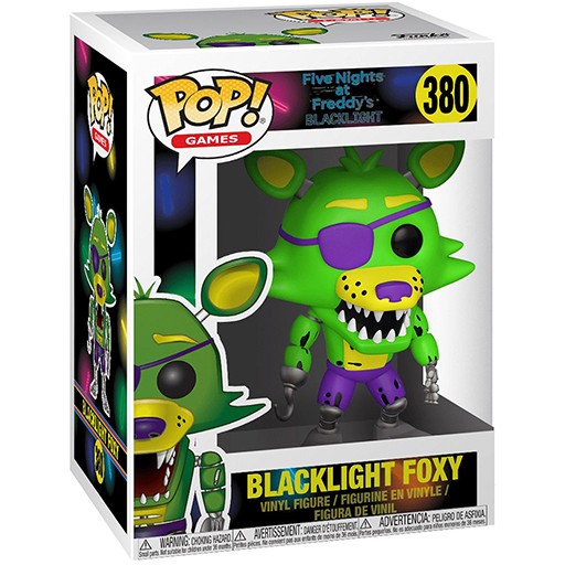 Five Nights en Freddys Funko Figura Pop Blacklight Foxy