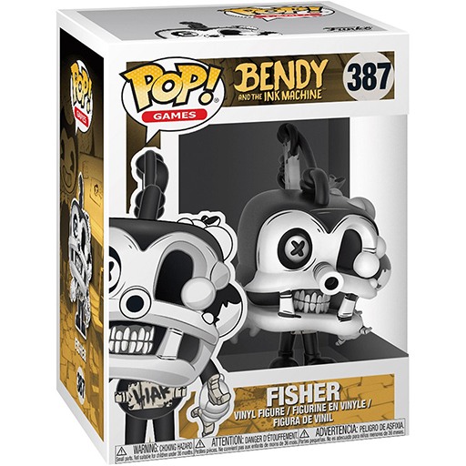 Funko Pop Vinyl Games Figure Bendy and the Ink Machine FISHER NEW 387 