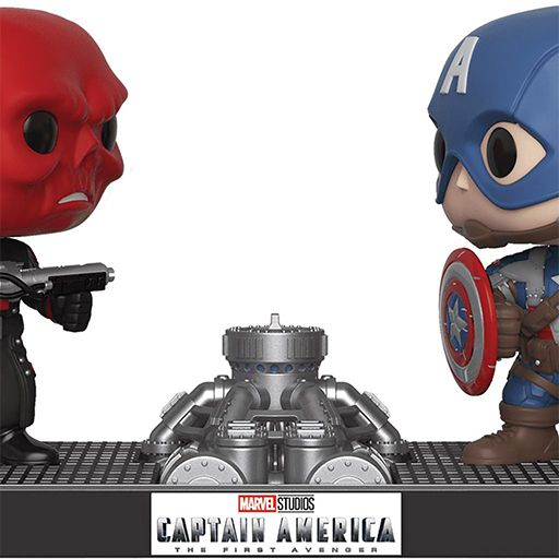 Funko POP Red Skull vs Captain America (Marvel Studios)