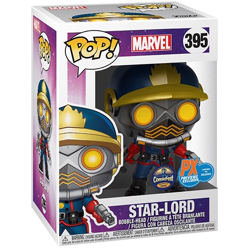 Funko Pop Marvel Star-lord 395 Halloween Comicfest PX Previews for sale online 