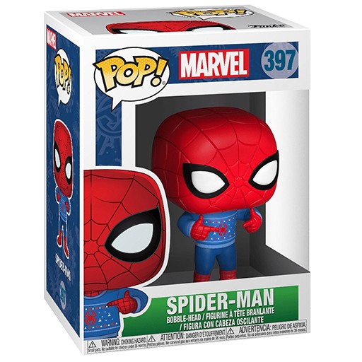 Spider-Man (Holiday) dans sa boîte
