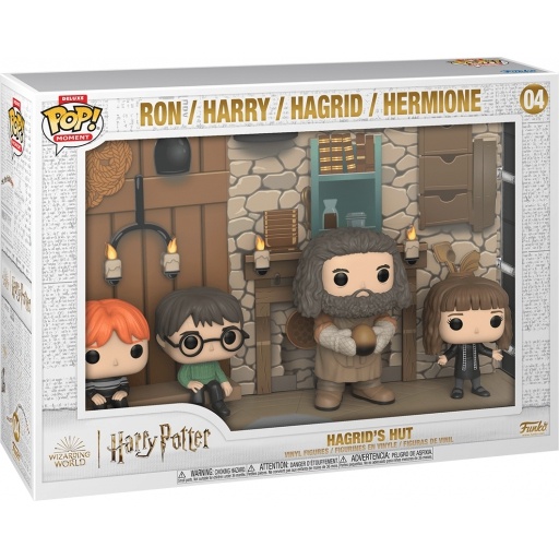 Hagrid's Hut (Ron, Harry, Hagrid & Hermione) dans sa boîte