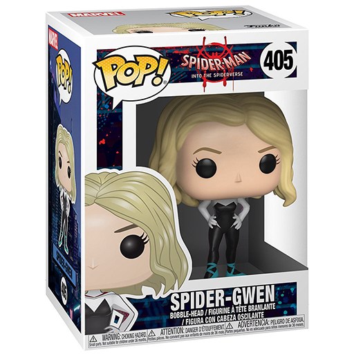 Spider-Gwen into the Spider-Verse dans sa boîte