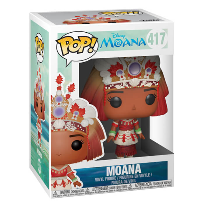 - Disney Moana Funko POP #417 Moana Includes POP Protector Ceremony 