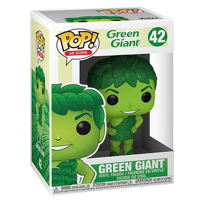 Green Giant dans sa boîte
