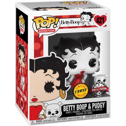 Betty Boop & Pudgy (Black & White) (Chase)