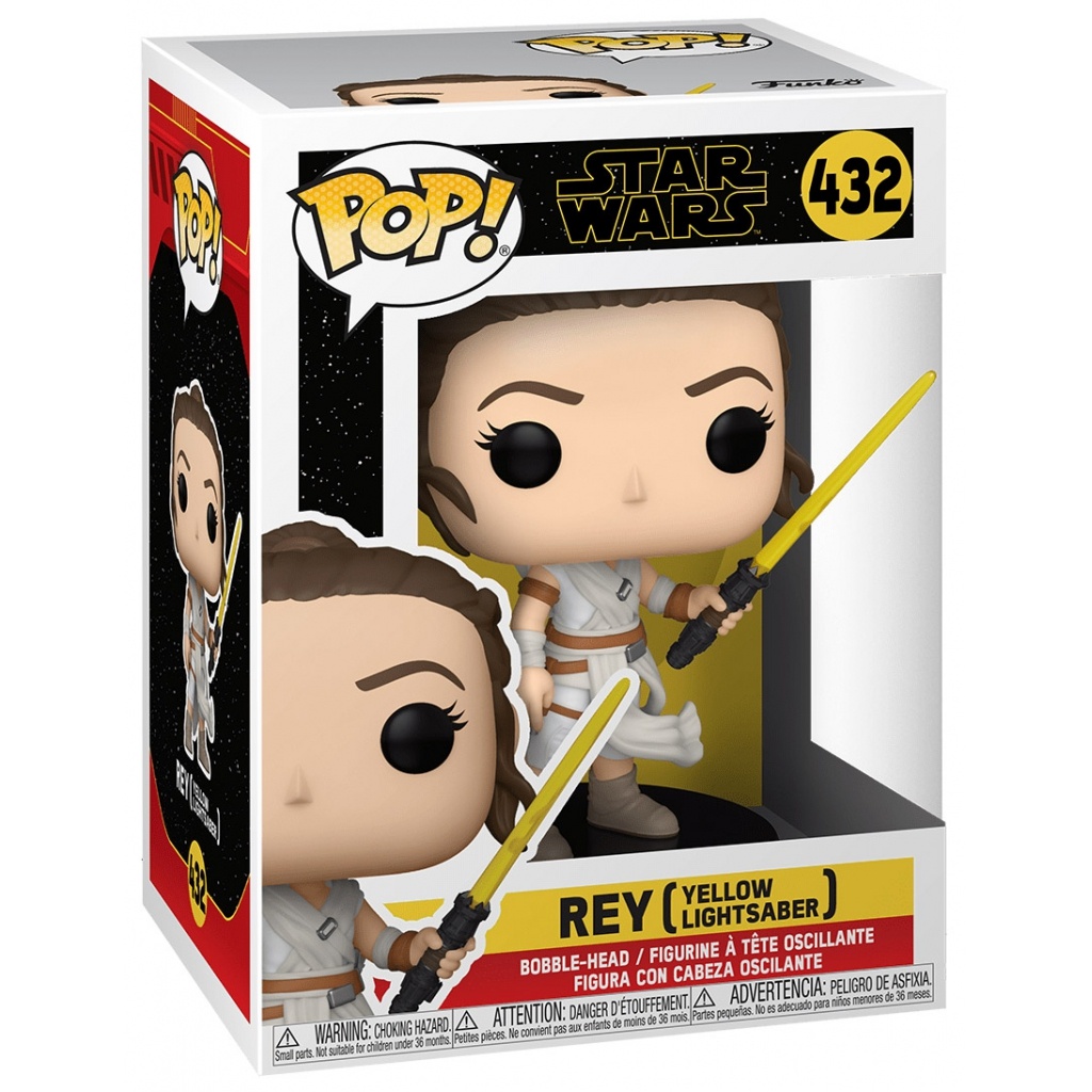 Rey with Yellow Lightsaber