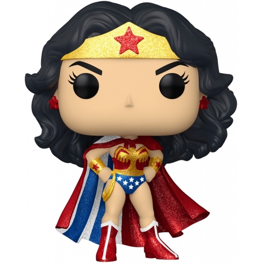 Figurine Funko POP Wonder Woman Classic with Cape (Diamond Glitter) (Wonder Woman 80th anniversary)