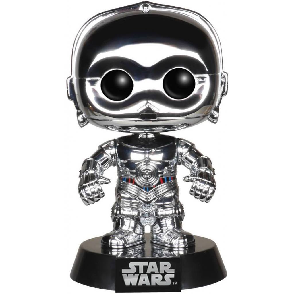 Figurine Funko POP E-3PO (Silver) (Star Wars: Episode I, The Phantom Menace)