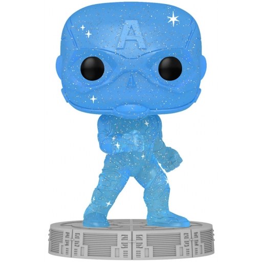 Figurine Funko POP Captain America (Blue) (The Infinity Saga)