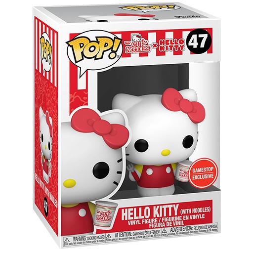 Hello Kitty with Noodles and Fork