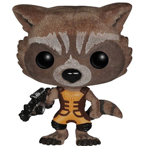 Figurine Funko POP Rocket Raccoon (Flocked) (Guardians of the Galaxy)