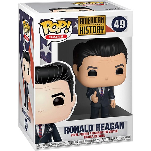 Ronald Reagan dans sa boîte