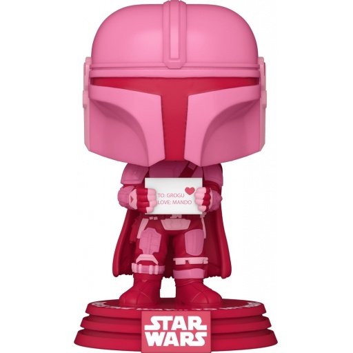 Figurine Funko POP The Mandalorian (Pink) (Star Wars (Valentine's Day))