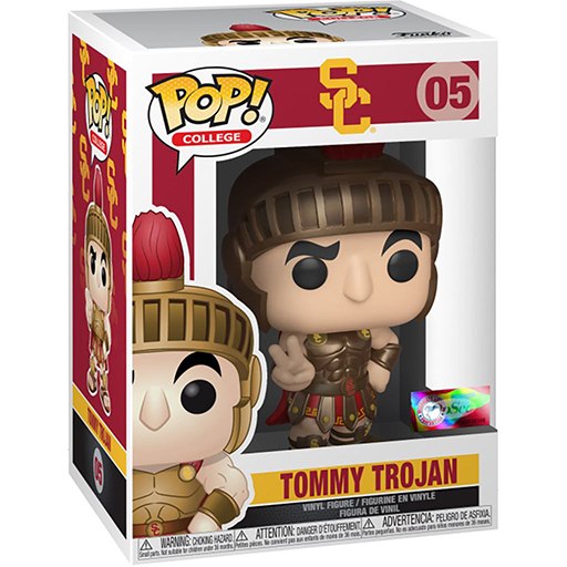 Tommy Trojan (SC) dans sa boîte