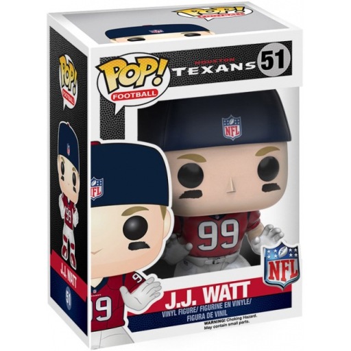 NFL: Houston Texans Vinyl Figur J Funko J Watt #51 Pop