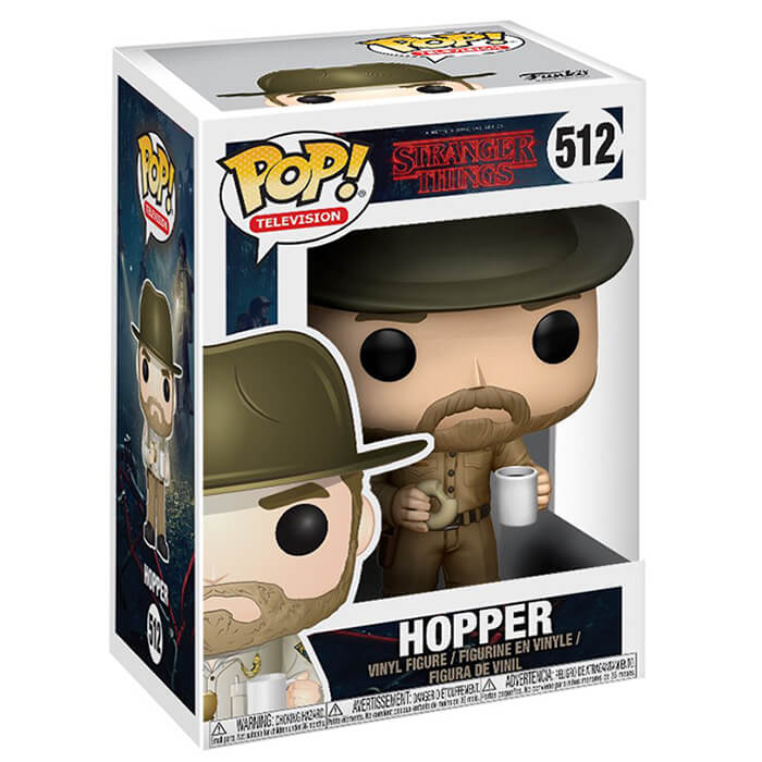 Jim Hopper with hat