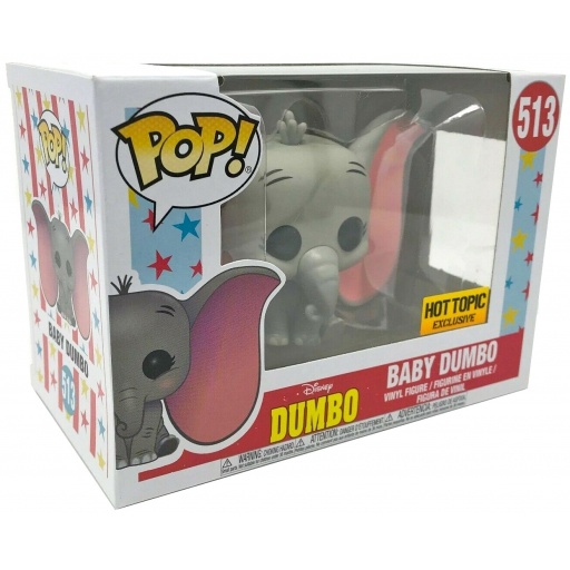 Baby Dumbo dans sa boîte